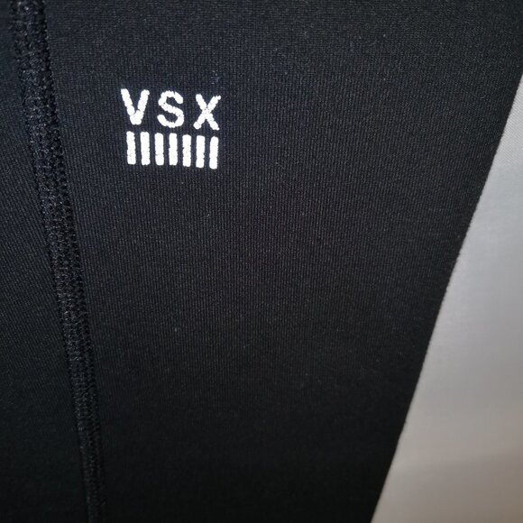 VSX Victoria's Secret Sport Ladies Size Small Black Ankle Length Leggings - Picture 3 of 4